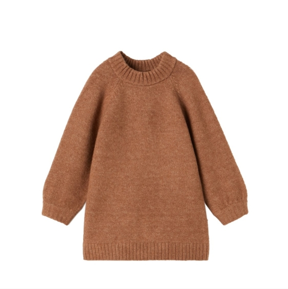 Zara Dresses Zara Mock Neck Knit Dress Poshmark